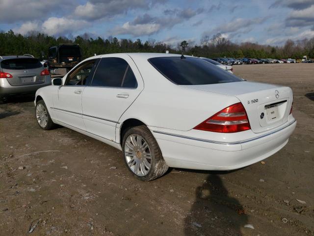 WDBNG70J8YA066545 - 2000 MERCEDES-BENZ S 430 WHITE photo 2