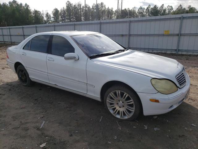 WDBNG70J8YA066545 - 2000 MERCEDES-BENZ S 430 WHITE photo 4