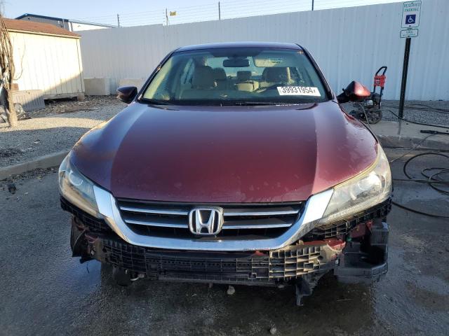 1HGCR2F33EA029351 - 2014 HONDA ACCORD LX BURGUNDY photo 5