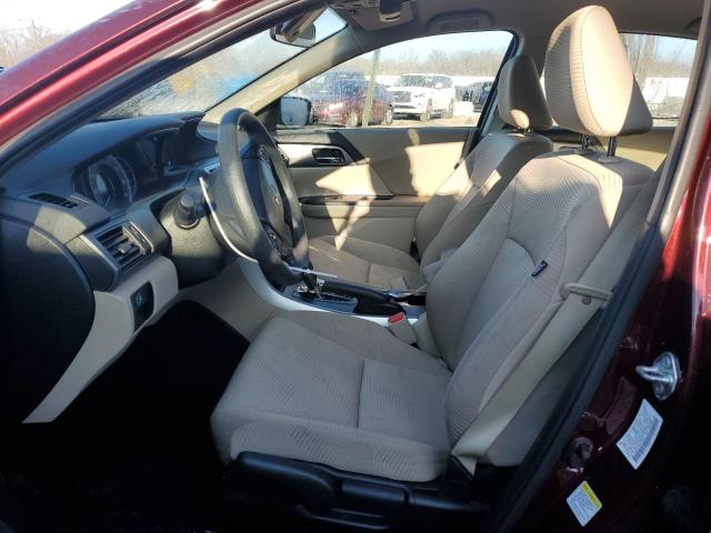 1HGCR2F33EA029351 - 2014 HONDA ACCORD LX BURGUNDY photo 7