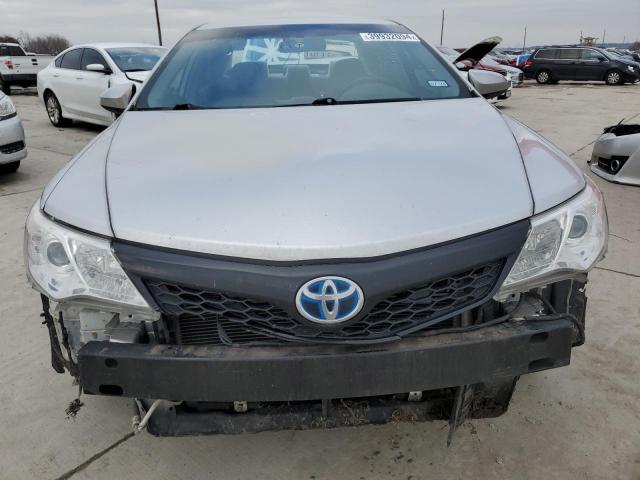 4T1BD1FK8CU043313 - 2012 TOYOTA CAMRY HYBRID SILVER photo 5