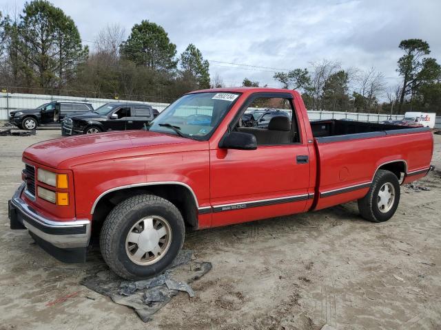 1GTEC14W4VZ516883 - 1997 GMC SIERRA C1500 RED photo 1