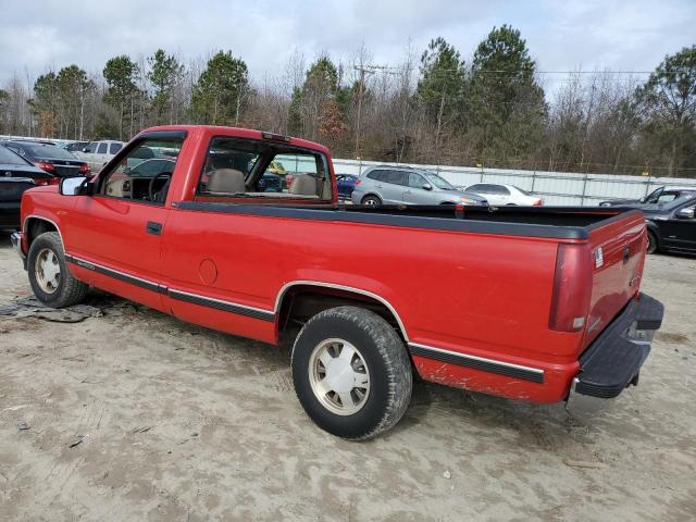 1GTEC14W4VZ516883 - 1997 GMC SIERRA C1500 RED photo 2