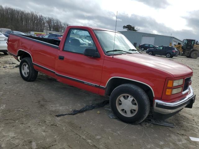 1GTEC14W4VZ516883 - 1997 GMC SIERRA C1500 RED photo 4