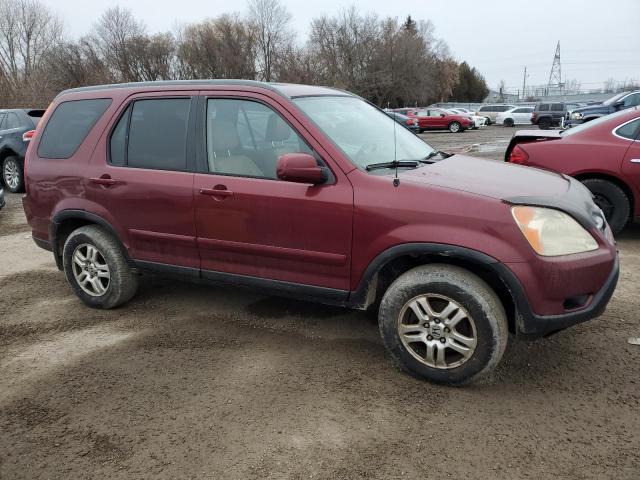 JHLRD78974C806531 - 2004 HONDA CR-V EX MAROON photo 4