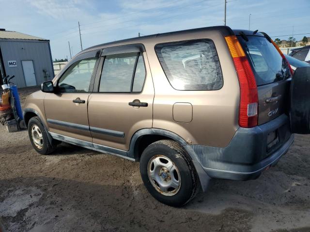 JHLRD78432C004270 - 2002 HONDA CR-V LX TAN photo 2