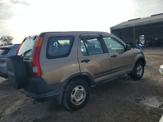 JHLRD78432C004270 - 2002 HONDA CR-V LX TAN photo 3