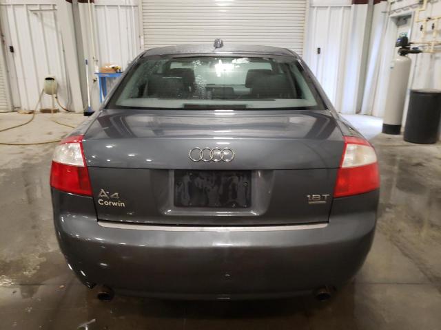 WAULC68E64A289969 - 2004 AUDI A4 1.8T QUATTRO GRAY photo 6