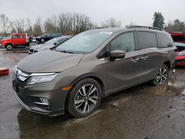 5FNRL6H95KB004019 - 2019 HONDA ODYSSEY ELITE BROWN photo 1