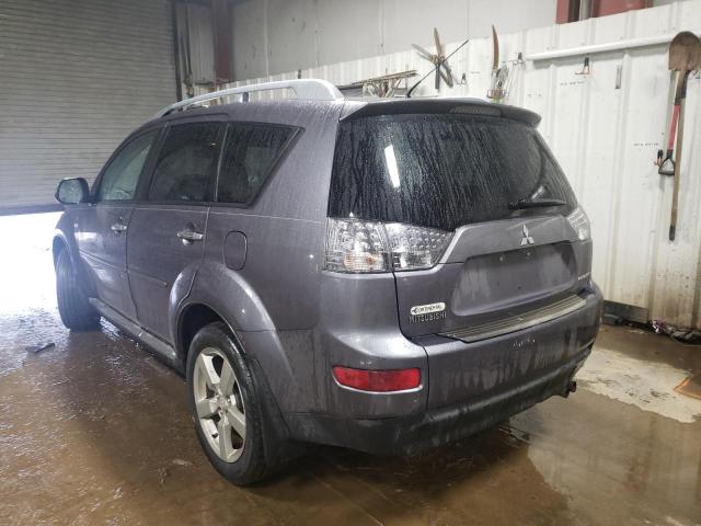 JA4MT41X19Z011393 - 2009 MITSUBISHI OUTLANDER XLS GRAY photo 2