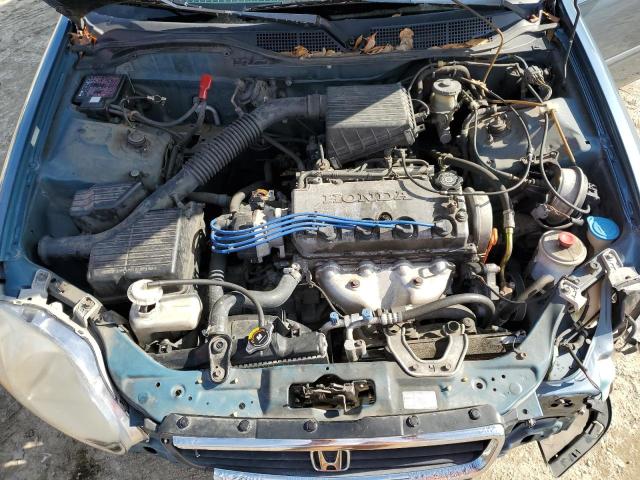 2HGEJ6676VH555758 - 1997 HONDA CIVIC LX BLUE photo 11