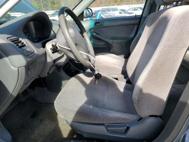 2HGEJ6676VH555758 - 1997 HONDA CIVIC LX BLUE photo 7