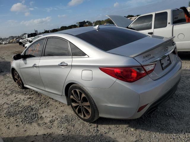 5NPEC4ABXEH847512 - 2014 HYUNDAI SONATA SE SILVER photo 2