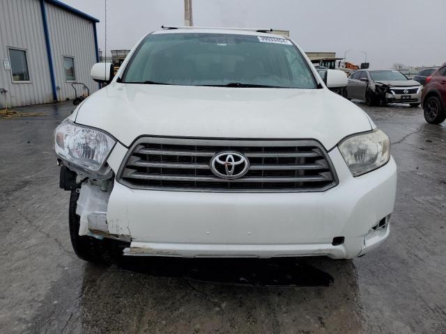 JTEDS41A482027322 - 2008 TOYOTA HIGHLANDER WHITE photo 5