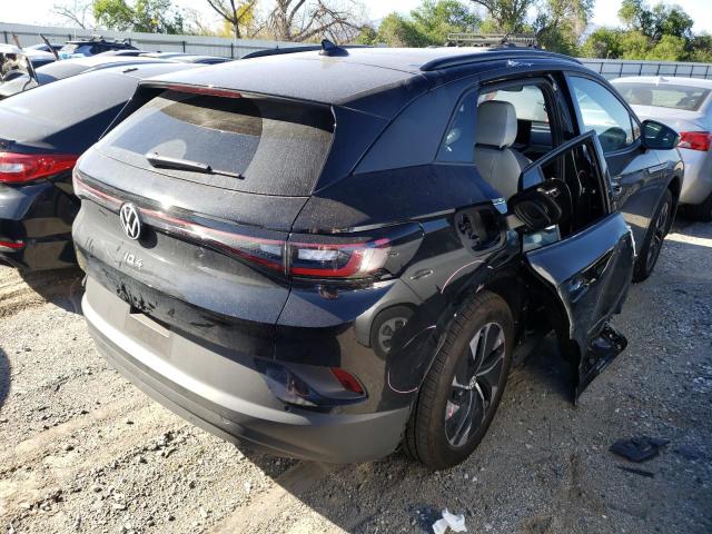 WVGTMPE26NP048486 - 2022 VOLKSWAGEN ID.4 PRO S შავი ფოტო 3