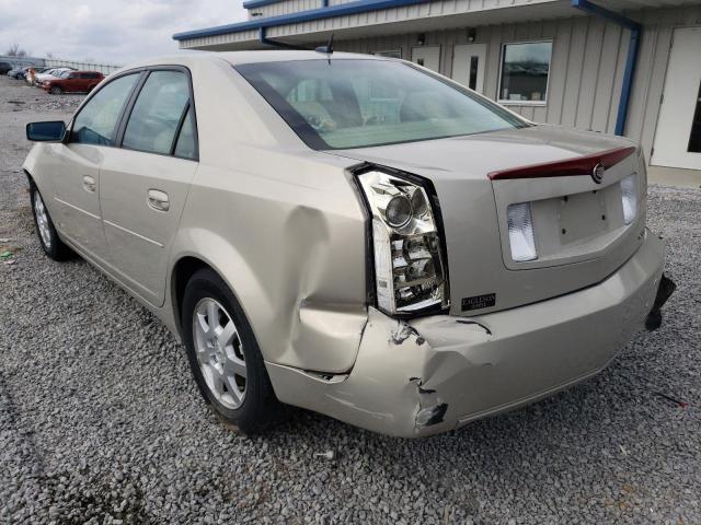 1G6DP577570116627 - 2007 CADILLAC CTS HI FEATURE V6 BEIGE photo 2