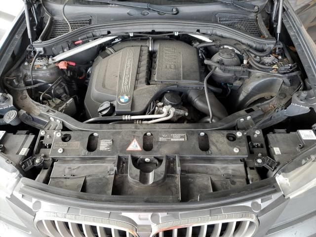 5UXWX7C55CL889577 - 2012 BMW X3 XDRIVE35I GRAY photo 12