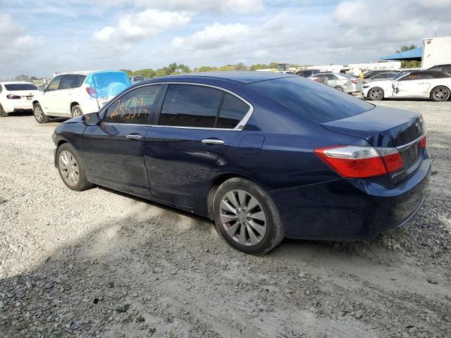 1HGCR2F75DA274055 - 2013 HONDA ACCORD EX BLUE photo 2