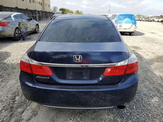 1HGCR2F75DA274055 - 2013 HONDA ACCORD EX BLUE photo 6