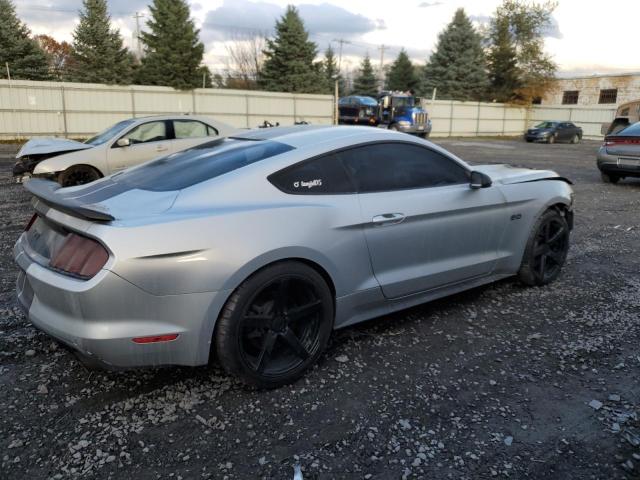 1FA6P8CF9F5435461 - 2015 FORD MUSTANG GT SILVER photo 3