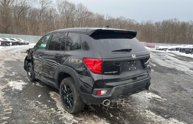 5FNYF8H52NB028925 - 2022 HONDA PASSPORT EXL შავი ფოტო 3