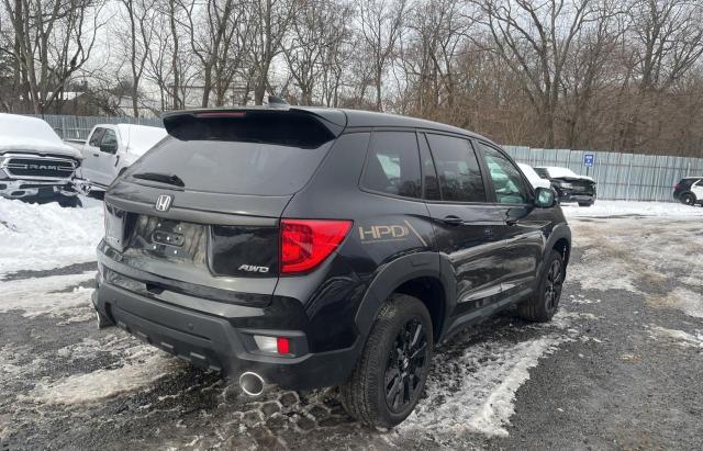 5FNYF8H52NB028925 - 2022 HONDA PASSPORT EXL შავი ფოტო 4