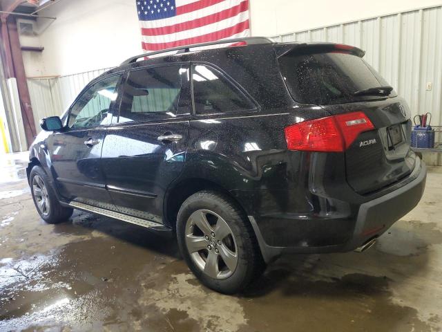 2HNYD28558H508694 - 2008 ACURA MDX SPORT BLACK photo 2