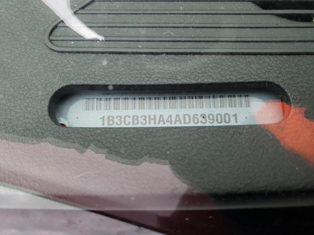 1B3CB3HA4AD639001 - 2010 DODGE CALIBER MAINSTREET RED photo 12