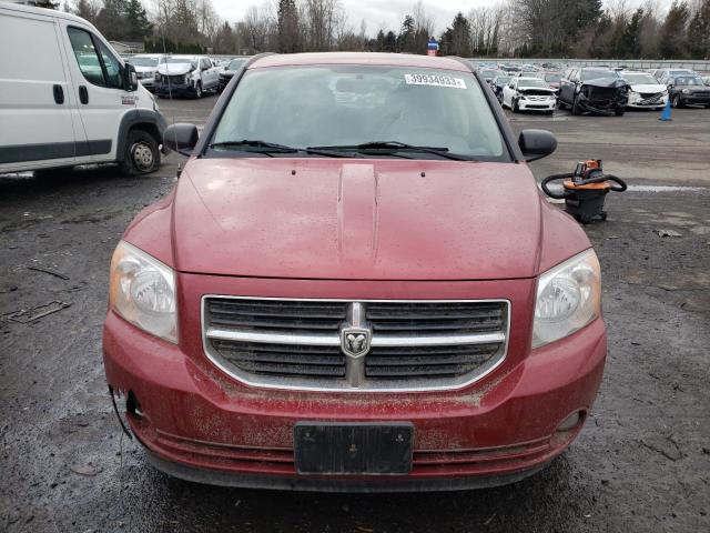 1B3CB3HA4AD639001 - 2010 DODGE CALIBER MAINSTREET RED photo 5