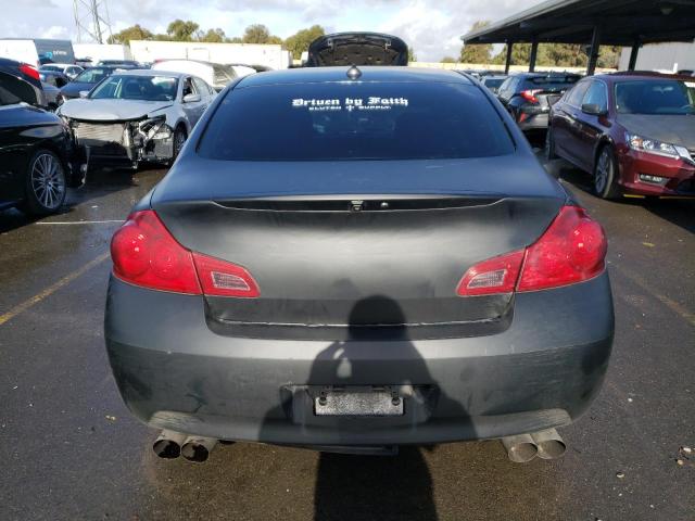 JNKCV61E49M300821 - 2009 INFINITI G37 BASE BLACK photo 6