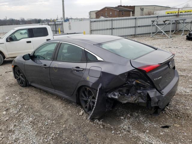 2HGFC2F81KH506186 - 2019 HONDA CIVIC SPORT 灰色 照片 2