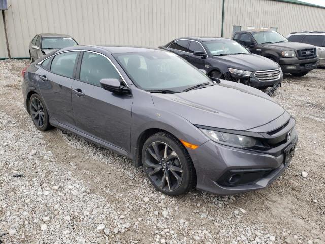 2HGFC2F81KH506186 - 2019 HONDA CIVIC SPORT GRAY photo 4