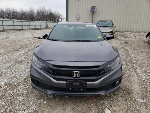 2HGFC2F81KH506186 - 2019 HONDA CIVIC SPORT GRAY photo 5