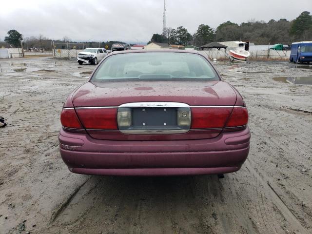 1G4HP54K114192770 - 2001 BUICK LESABRE CUSTOM BURGUNDY photo 6