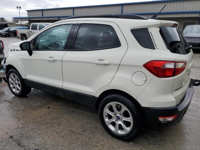 MAJ3S2GE9LC384700 - 2020 FORD ECOSPORT SE WHITE photo 2