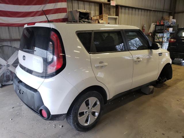 KNDJN2A24F7236703 - 2015 KIA SOUL WHITE photo 3