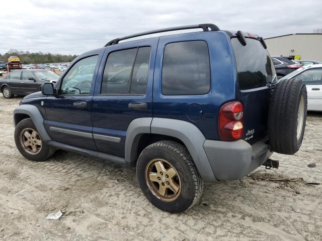 1J4GL48K65W571851 - 2005 JEEP LIBERTY SPORT BLUE photo 2