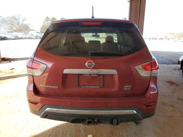 5N1AR2MM9DC632921 - 2013 NISSAN PATHFINDER S MAROON photo 6