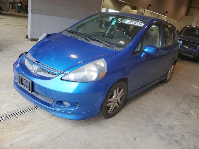 JHMGD37618S053870 - 2008 HONDA FIT SPORT BLUE photo 1