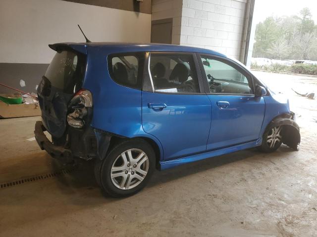 JHMGD37618S053870 - 2008 HONDA FIT SPORT BLUE photo 3