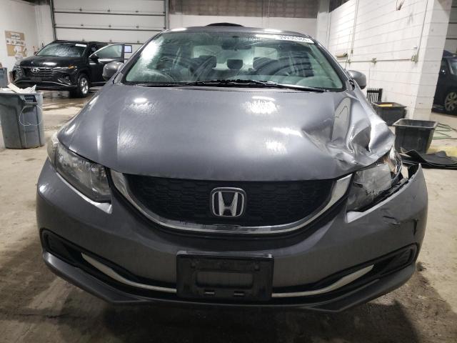 19XFB2F51DE073202 - 2013 HONDA CIVIC LX GRAY photo 5