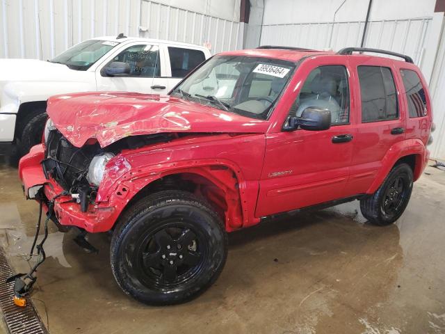 1J4GL58KX4W186670 - 2004 JEEP LIBERTY LIMITED RED photo 1