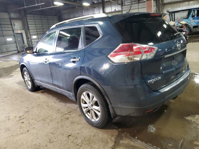 KNMAT2MV6FP529787 - 2015 NISSAN ROGUE S GRAY photo 2