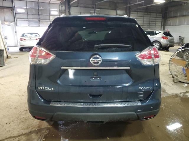 KNMAT2MV6FP529787 - 2015 NISSAN ROGUE S GRAY photo 6