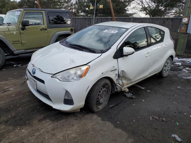 JTDKDTB37C1527473 - 2012 TOYOTA PRIUS C WHITE photo 1