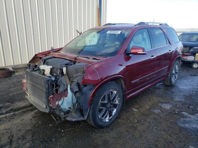 1GKKVTED2BJ304875 - 2011 GMC ACADIA DENALI MAROON photo 1