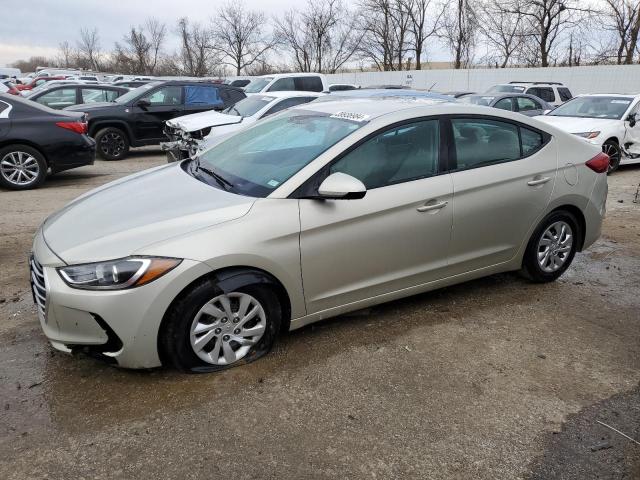 5NPD74LF8HH104173 - 2017 HYUNDAI ELANTRA SE BEIGE photo 1