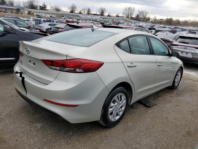 5NPD74LF8HH104173 - 2017 HYUNDAI ELANTRA SE BEIGE photo 3