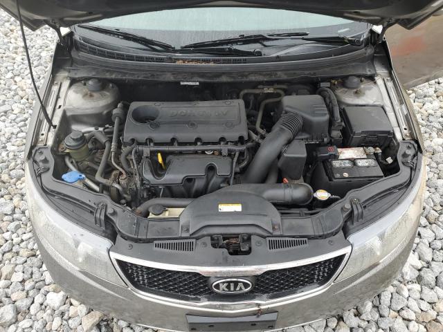 KNAFU4A27A5203782 - 2010 KIA FORTE EX GRAY photo 11