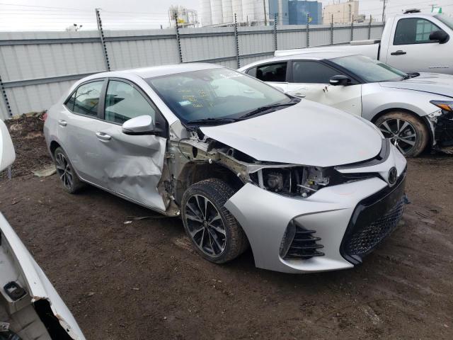 2T1BURHE4JC089113 - 2018 TOYOTA COROLLA L SILVER photo 4